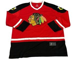 NHL Chicago Blackhawks Red and Black Jersey